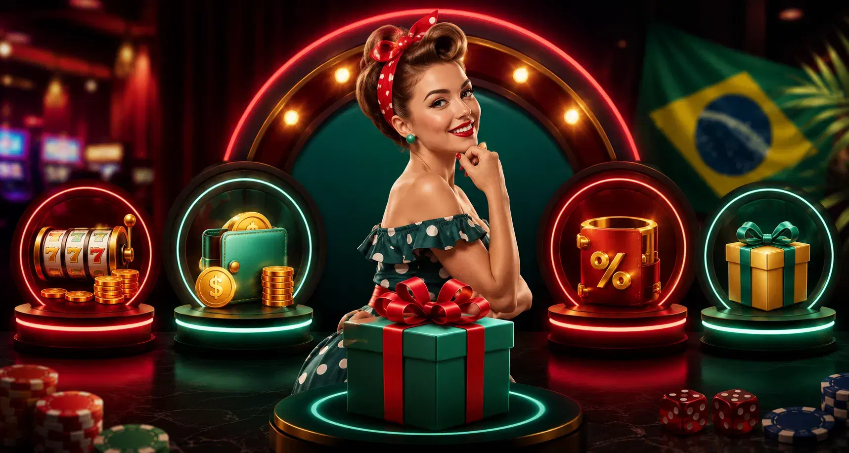 Pin Up Casino Brazil bonus types overview