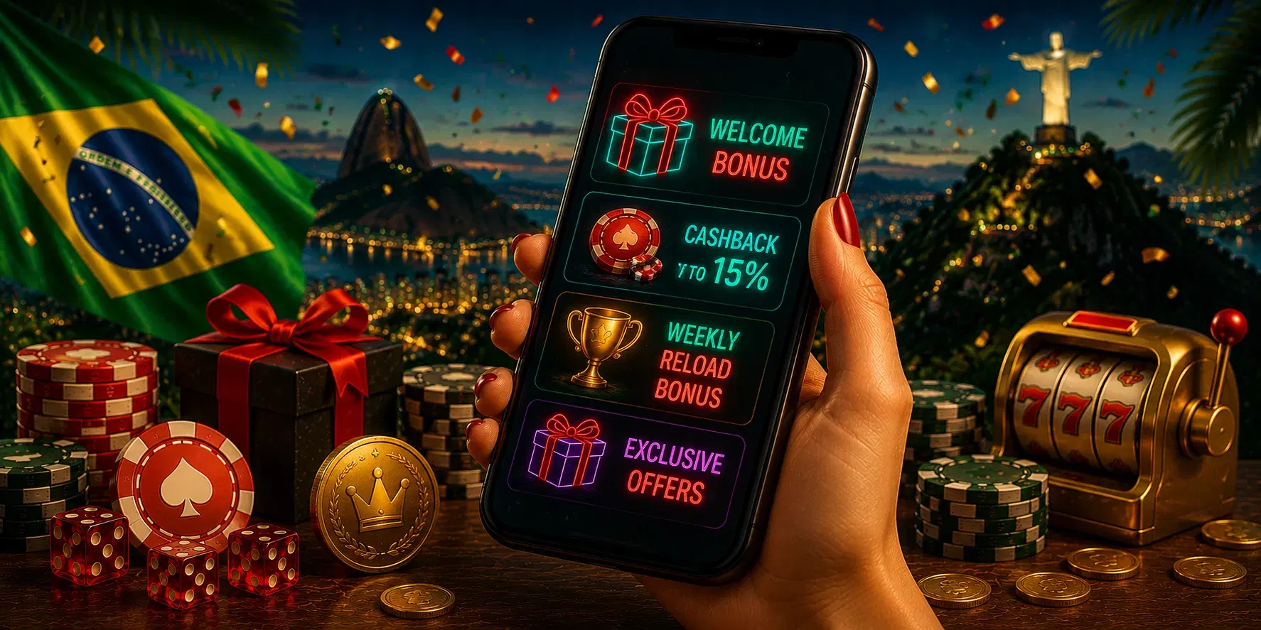 Pin Up mobile bonuses and promotions for players in Brazil