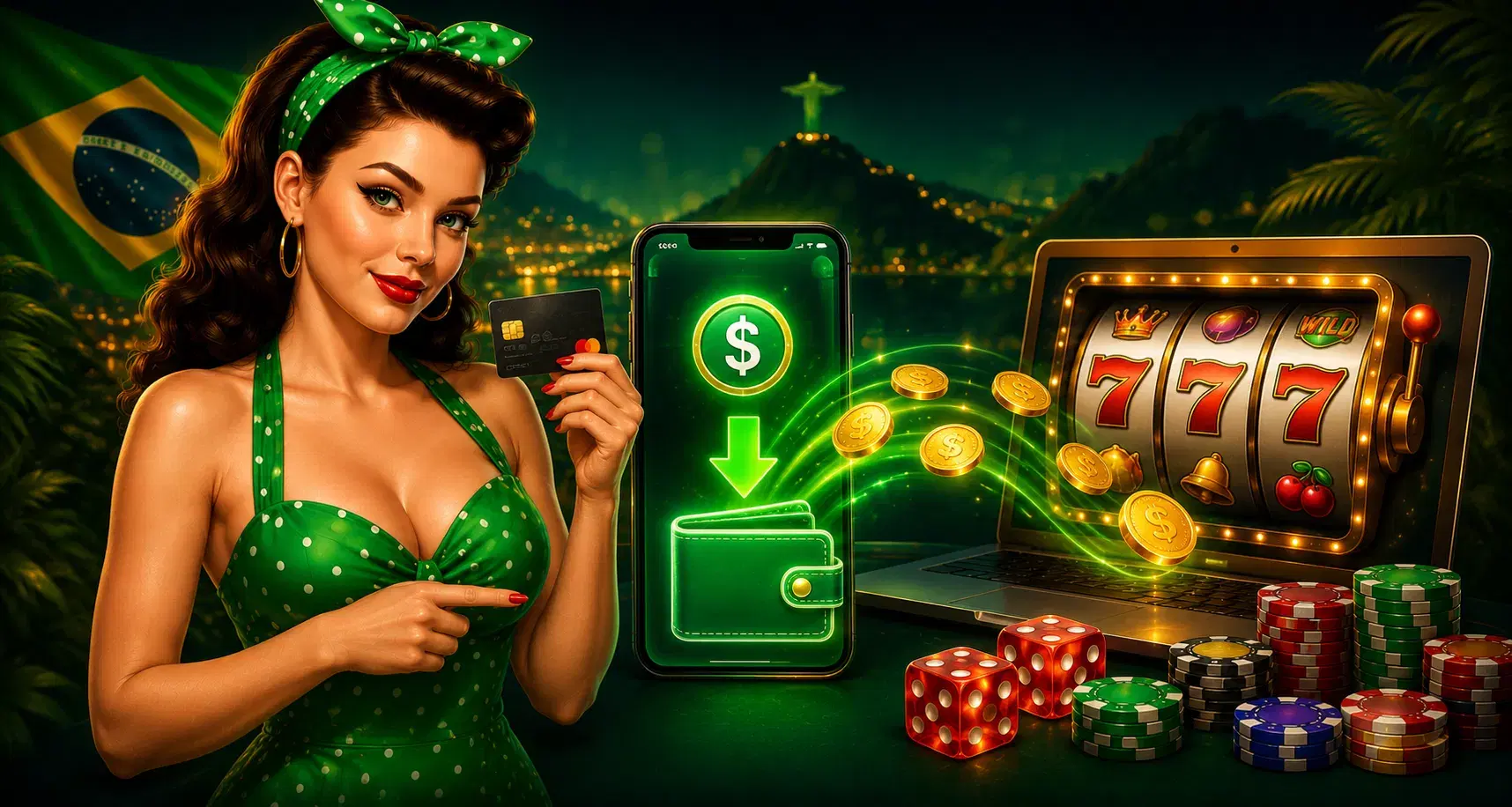 Pin Up Brazil deposit guide: cashier and payment methods