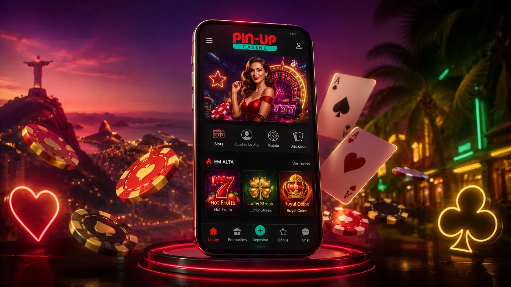 Pin Up app download for Android and iOS in Brasil